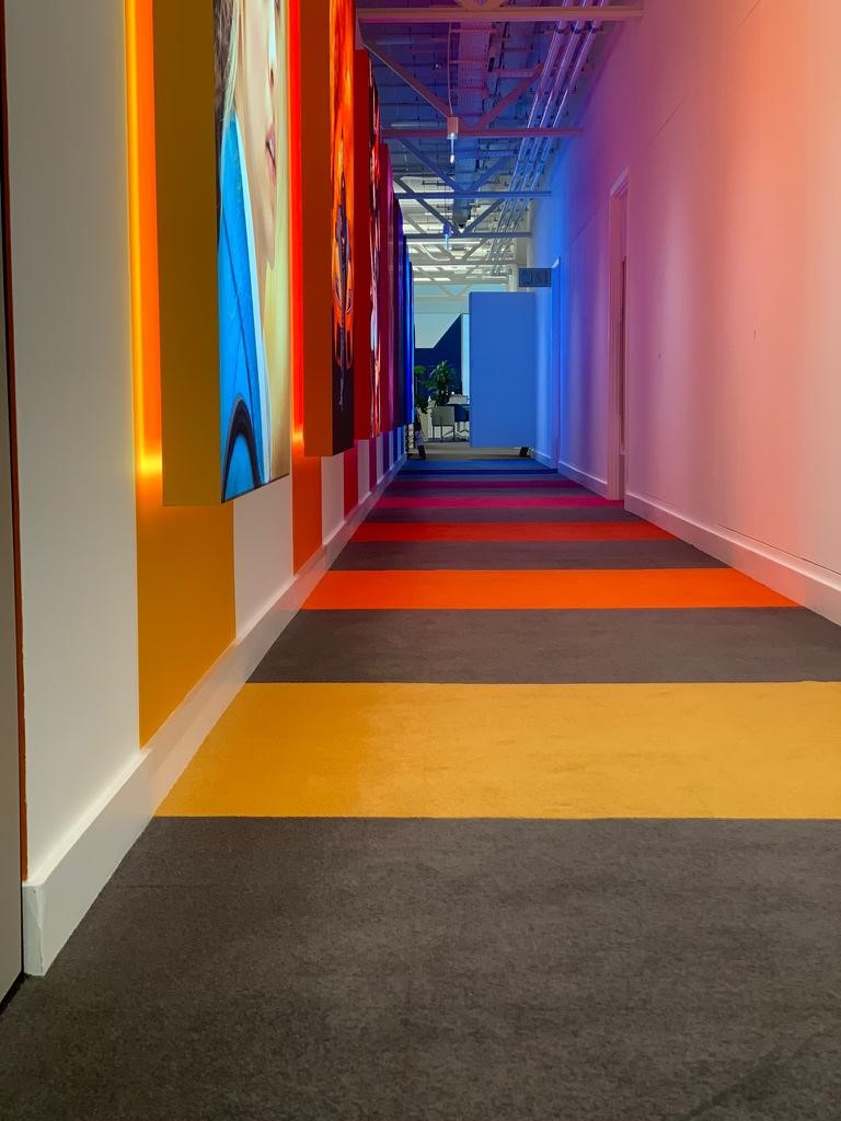 Colourful Office Flooring - Loughton Direct